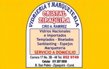 VIDRIERIA Y MARQUETERÍA CRISTAL, Zipaquirá - Cundinamarca