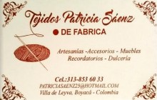 TEJIDOS PATRICIA SÁENZ - Punto de Fábrica, Villa de Leyva - Boyacá