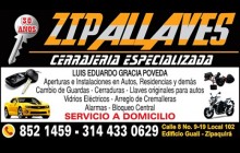 ZIPALLAVES - CERRAJERÍA ESPECIALIZADA, Zipaquirá Cundinamarca
