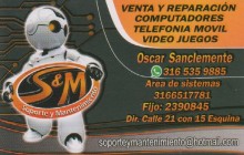 S&M Soporte y Mantenimiento - Reparación de Computadores, Buga - Valle del Cauca