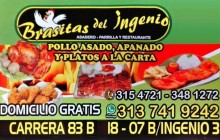 Restaurante Brasitas del Ingenio, Cali - Valle del Cauca