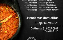 Restaurante Eh Avemaria! - Arroz, Mar y Tierra, Tunja - Boyacá