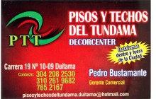 PTT - Pisos y Techos del Tundama,  Duitama - Boyacá