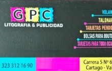 GPC Litografía & Publicidad, Cartago - Valle del Cauca
