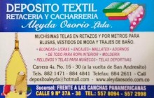 Depósito Textil ALEYDA OSORIO, Sede Sur - Cali