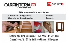 G3 CONSTRUCCIONES CARPINTERÍA - Villavicencio, Meta