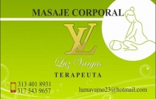 MASAJE CORPORAL LV - Terapéutas en Bucaramanga - Santander