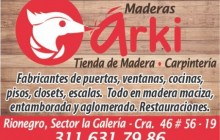 Maderas ARKI "Tienda de Madera y Carpinteria", Rionegro - Antioquia