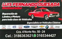 Restauración de Vehículos Luis Fernando Quesada, Cali - Valle del Cauca