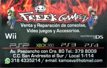 Freek Games, Cali - Valle del Cauca