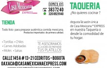 Oaxaca Casa Mexicana Express, Sector Cedritos - Bogotá