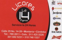 LICORES LA 14 EXPRESS, MONTERIA