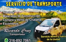 Servicio de Transporte, Cali - Valle del Cauca