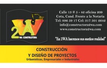 2WA CONSTRUCTORA, Cota - Cundinamarca